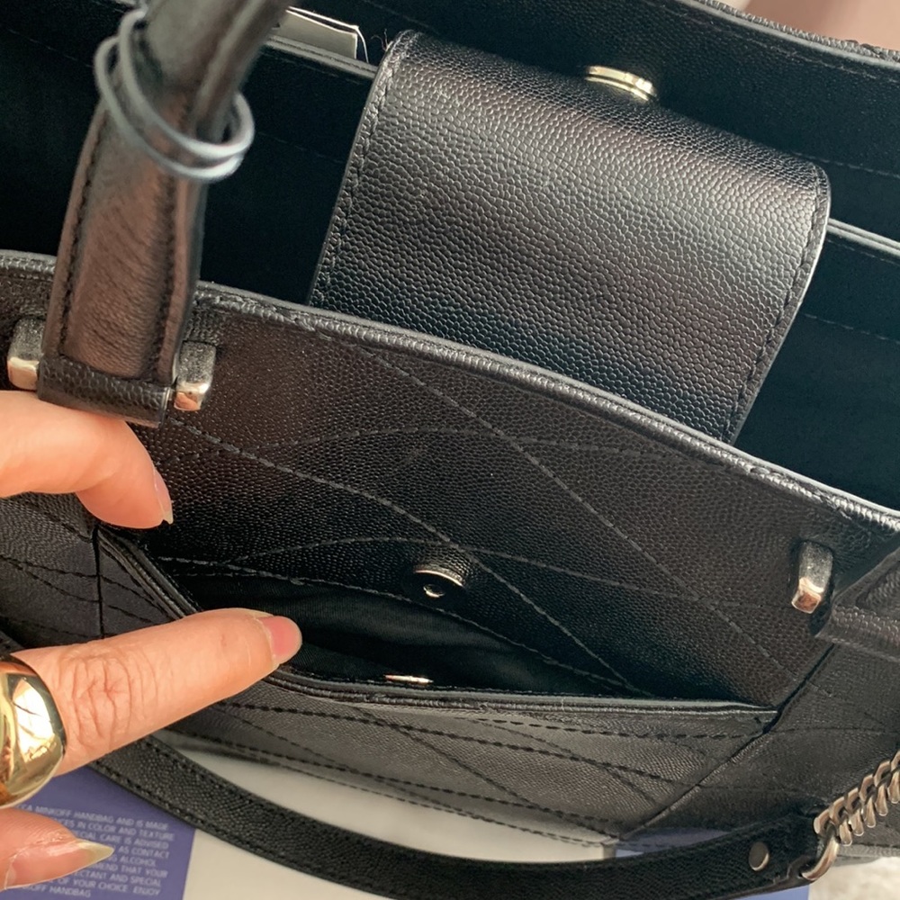 REBECCA MINKOFF | Je T’aime Work Bag Tote - Black Leather - Picture 17 of 17